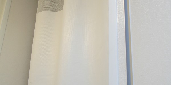 Pictures - Shower Trailer - Inside Shower View with Curtain Closed